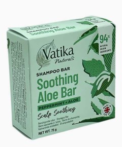 Vatika Naturals Peppermint And Aloe Scalp Soothing Shampoo Bar